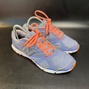 New Balance 635v2 Women's Running Shoes Sneakers‎ Blue Orange Size 7 US